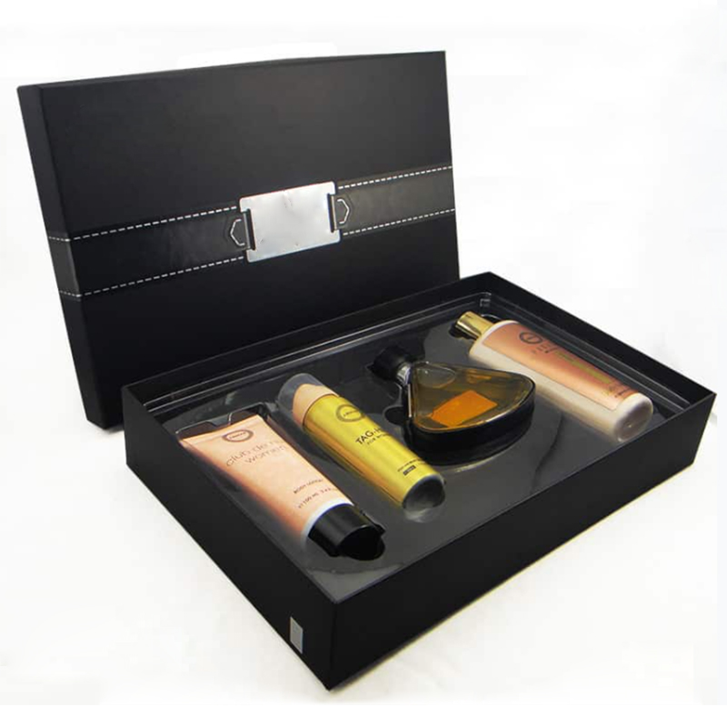 skincare beauty box with plastic tray