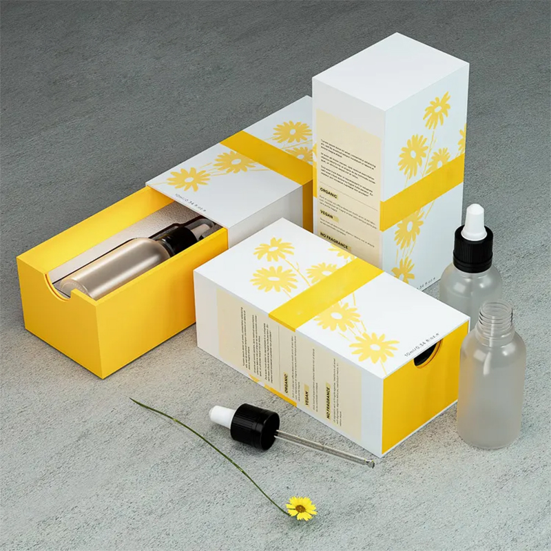 tray and sleeve carton for skincare