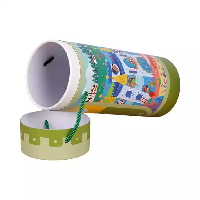 Puzzle with Tube Box