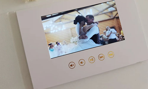 How to make a wedding video book?