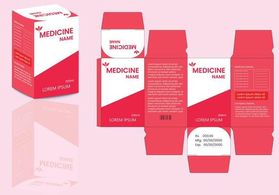 medicine-package-design-medicine-box-template-design-package-die-cut-template-package-design-free-vector