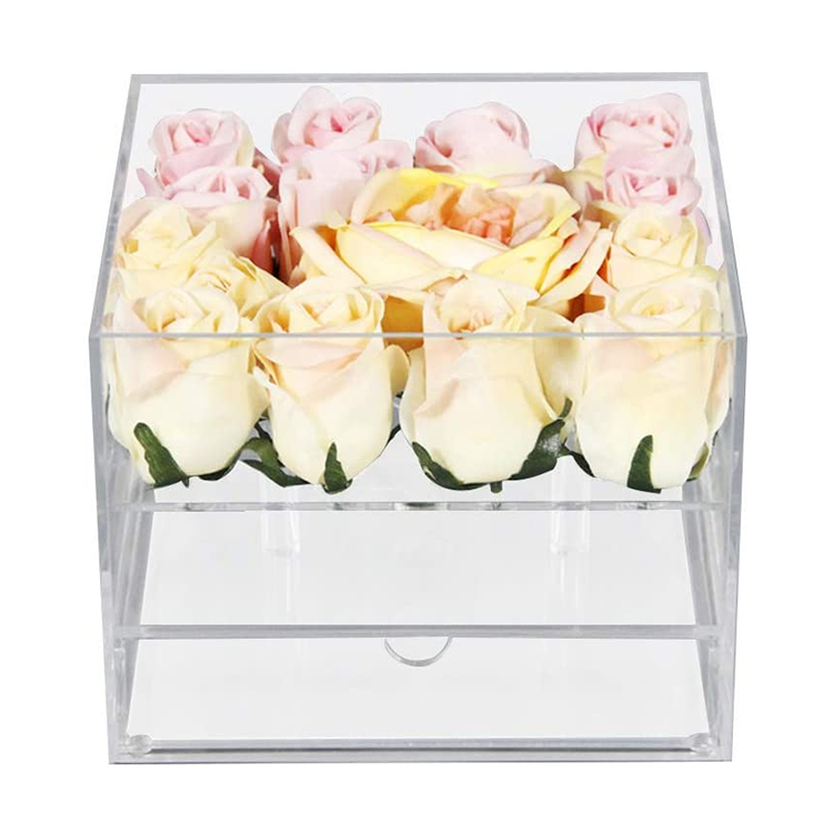 Acrylic Flower Gift Box
