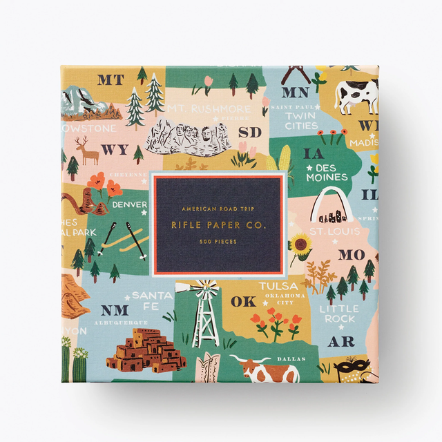 jigsaw puzzle gift box with lid