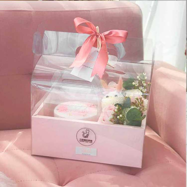 flower cake gift box
