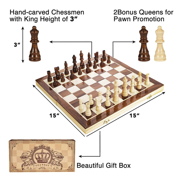 Wooden Chess Game Board