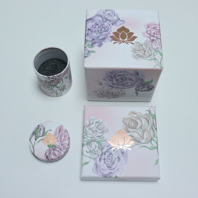 printed flower box set