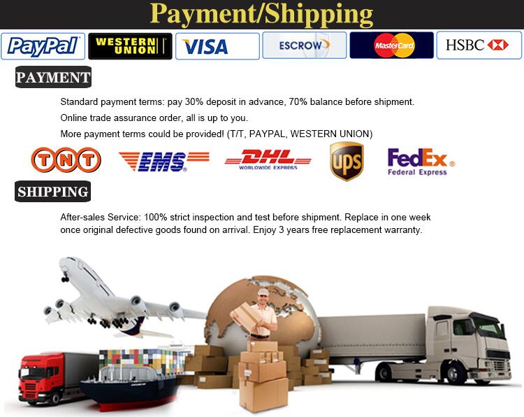 Payment & shipping
