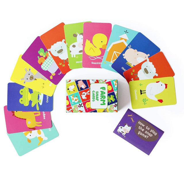 Educational Animal Game Card