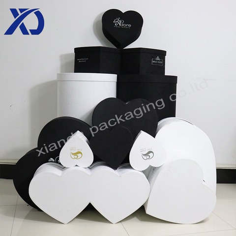 Luxury heart flower gift box 