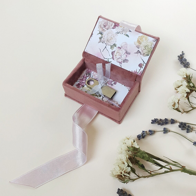 Velvet Usb Gift Box