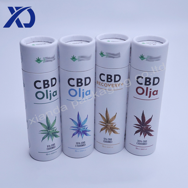 Round Tube Hemp Paper Box